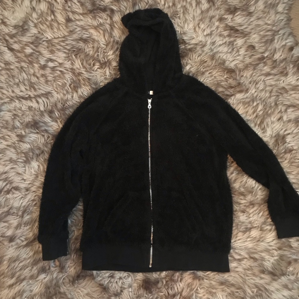Fluffy jacket